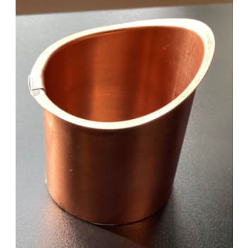 VMZINC tudstykke 333/76mm  t/kvartr rende kobber