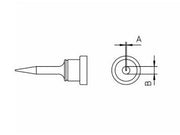 Weller spids LT-1S - 0,2mm Konisk lang (til WP80/WPS80)