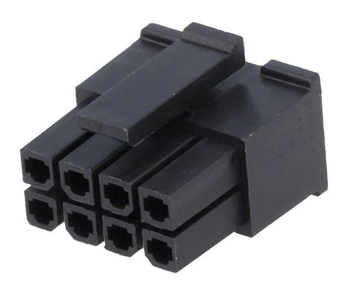 Ledning-til-print stik (MFW) - 2x4pol hun (3mm)