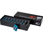 WORKER diamantslibesegment, sæt (9 stk.), blå/fin