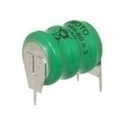 NiMH batteri - 3,6V 80mAh, 3 printben (Ø16x18mm)