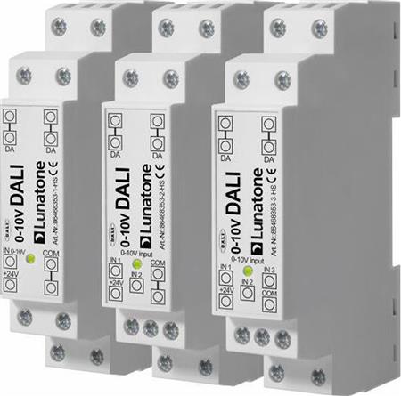 0-10V TIL DALI HS 1CH DT6 DIN-SKINNE
