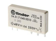 Miniature relæ - 5Vdc / 6A 1 x skifte (SPDT)