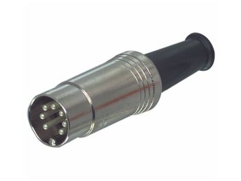 DIN stik - 7pol han multistik 270°, Metalhus