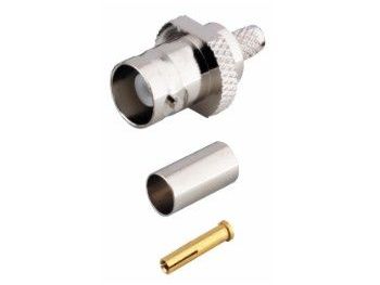 BNC hun til RG59 (Ø6,2mm) - Krimptype