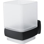 AM.PM Gem Glass tumbler with holder, black