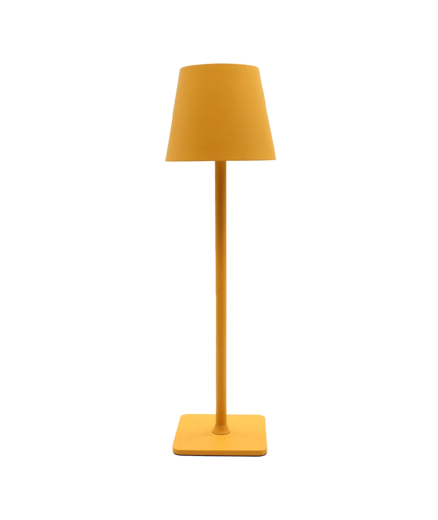 Opladelig LED bordlampe, Gul, touch dæmpbar