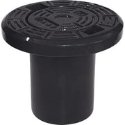 AVK Dæksel komposit ø210mm uden fiksering sort