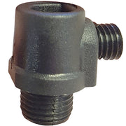 Pinolaflastning m. udvendigt gevind - sort