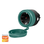 Wi-Fi stikkontakt, Tuya - 1 x CEE7/3, 16A/3680W (IP44)