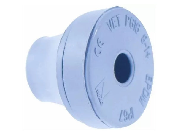 Gummipakdåse for 14-20mm kabel - Ø29mm, EPDM, Grå (IP67)