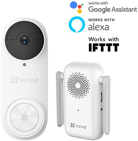 WI-FI VIDEO DØRKLOKKE PÅ BATTERI. DB2