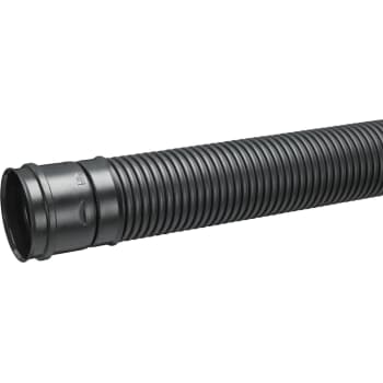 Uponor DN150 160/138 x 6000 mm PE SN4 fuldslidset rør med muffe