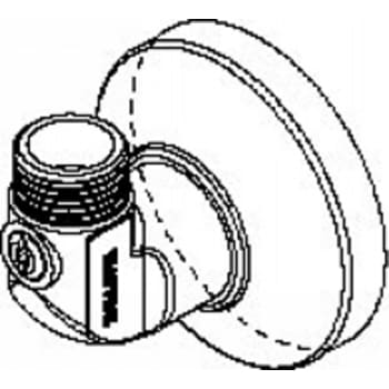 12/15 mm Wallfix u/håndtag vinkelløbende