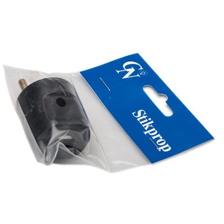 Stikprop m/jord afl. bøjle sort 16A 230V GN-pak