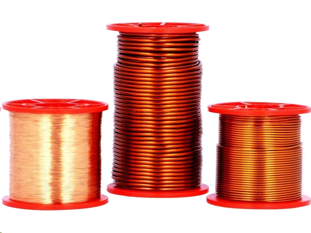 Lakisoleret kobbertråd - Ø0,8mm x 222m (1kg)