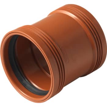 Wavin 110 mm PP-kloakdobbeltmuffe