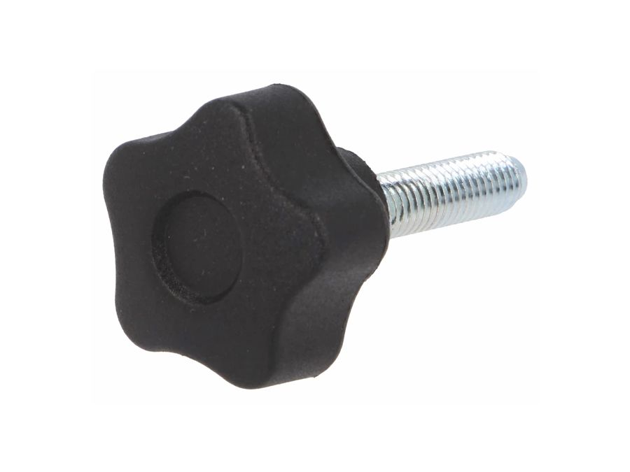 Fingerskrue - M6 x L25mm gevindaksel, Ø25mm greb