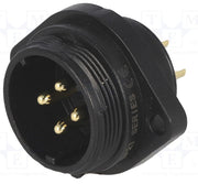 SP21 fatning - 4pol han, 4mm², 30A, kabinet (IP68)