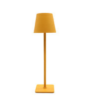 Opladelig LED bordlampe, Gul, touch dæmpbar