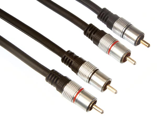 Phonokabel - 2 x RCA han til 2 x RCA han (5m)