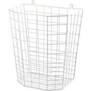 Affalds trådkurv, hvid, 20 L