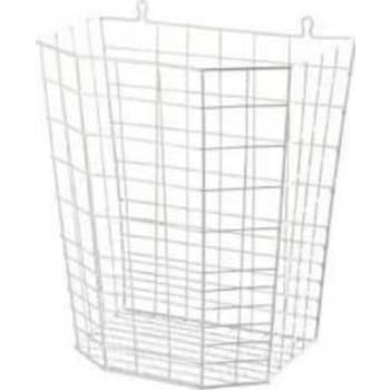 Affalds trådkurv, hvid, 20 L