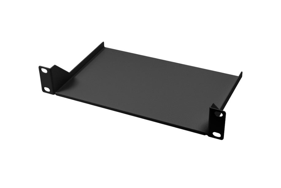 10" hylde til rackskabe - 1U, Sort