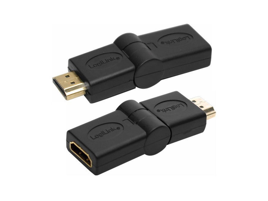 HDMI adapter - Han til hun, 180° vipbar