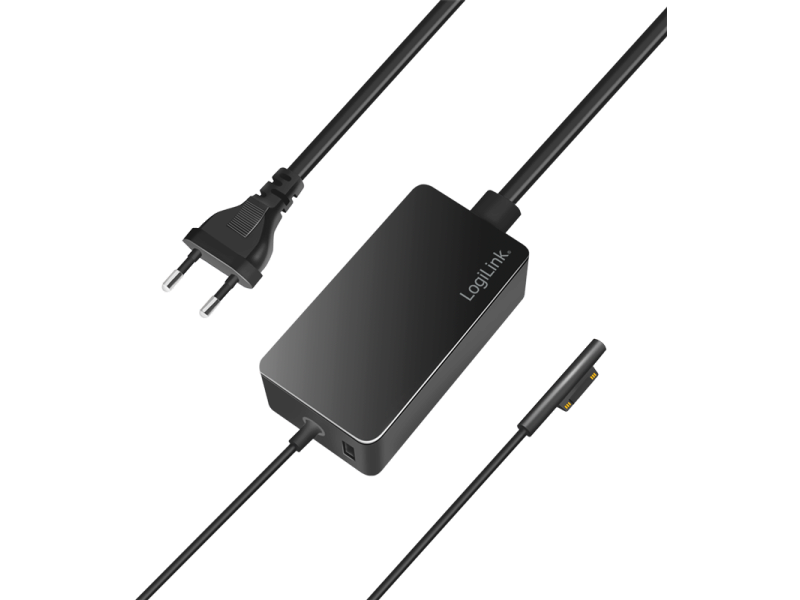 Microsoft Surface notebook oplader, 65W, Sort