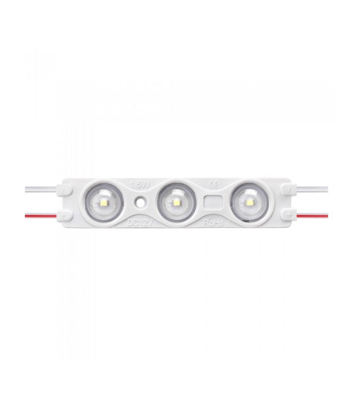 Vandtæt LED modul - 1,5W 3000k, IP67, Perfekt til skilte og special løsninger