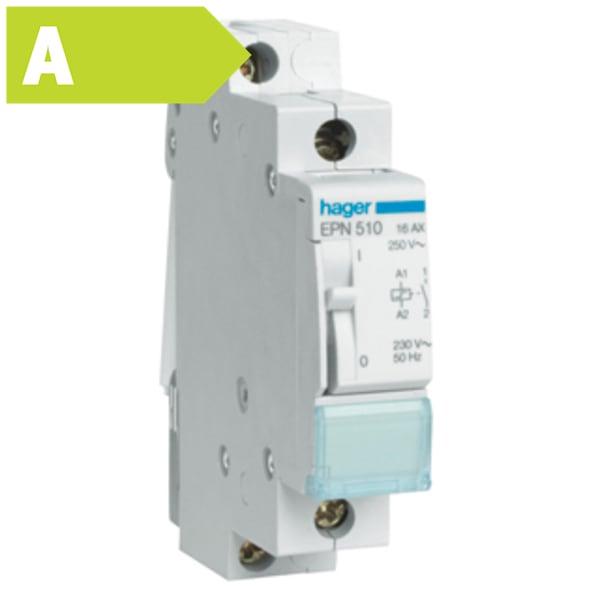 Kiprelæ 16A 1 slutte 8V AC EPN512