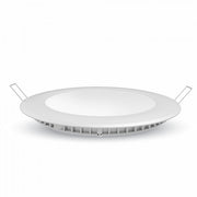 18W LED indbygningspanel - 3000K - Rund