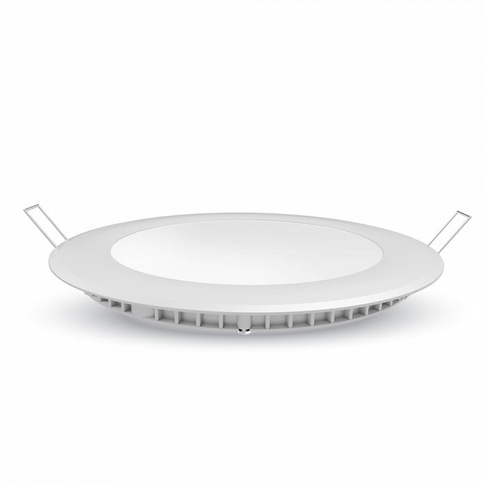 18W LED indbygningspanel - 3000K - Rund