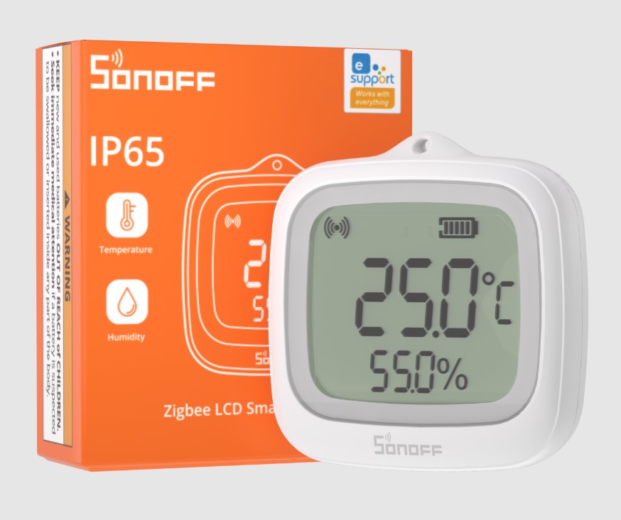 ZigBee SNZB-02WD - Temperatur- og Fugtighedssensor