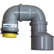WaterCare kulfilter i 75 mm bøjning med overgang til 110 mm