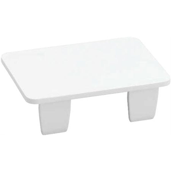 Endestykke til LE 40/90 - perlehvid