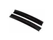 19" Kabelguide børster til dækning af kabelindgange, Sort