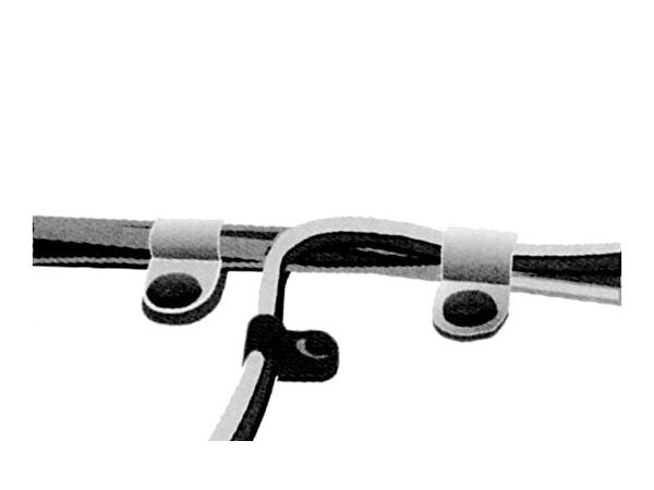 Kabelclips - 6,9 til 7,5mm (10 stk.)