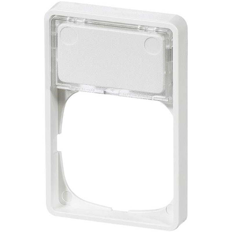 LK Fuga ramme Baseline 50 1½m m. tekstfelt - hvid