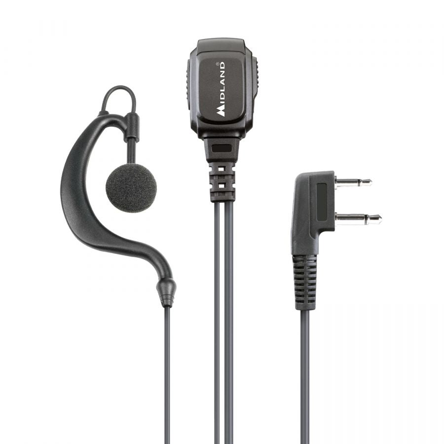MA21-L Pro - In-ear headset m. mikrofon (2 pin Midland)