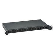 Actassi Fiberpatchpanel for 24xLC duplex (48 fiber) 1HE sort