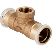 22 x 1/2" x 22 mm Tee CU muffe/muffe Mapress