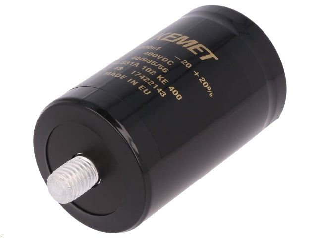 1000uF / 400V Elektrolyt - M8, skrue, Ø51x82mm