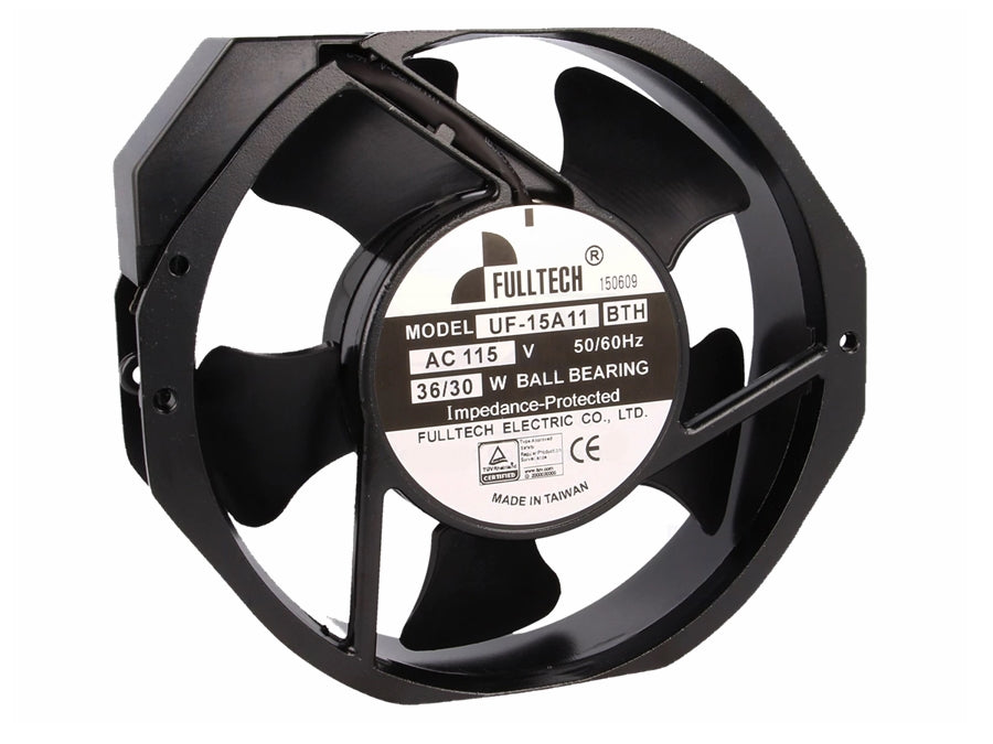 AC Blæser - 172x150x38mm 115Vac 36W, Kugleleje