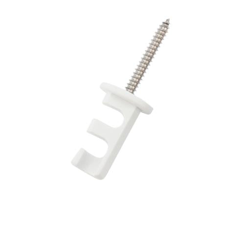 Lampeophæng m/skrue hvid