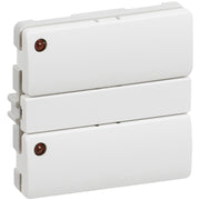 Fuga Svagstrømstryk 4 slutte og 2 lysdiode hvid