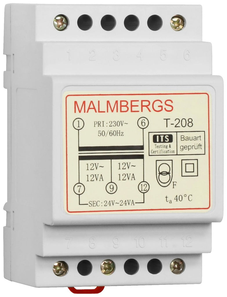 BESKYTTELSESTRAFO 12-24V 24VA