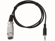 DMX adapter OUT - 3,5mm st. JACK til DMX hun (1m)