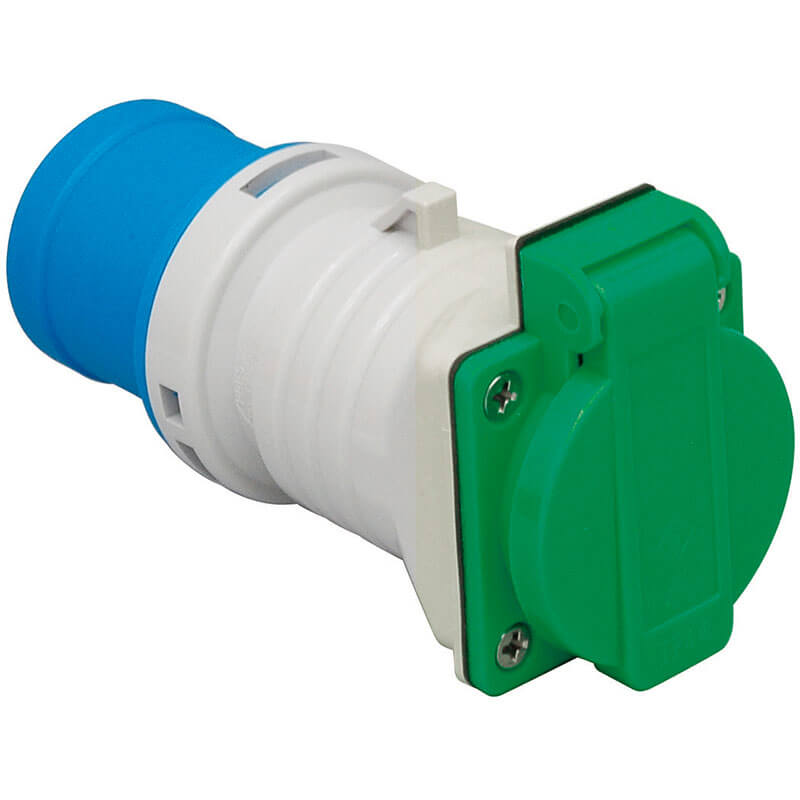 Overgangsadaptor CEE 230V til DK 230V